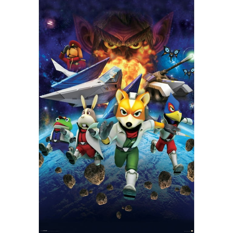 Star Fox 64 - Characters Poster Print (24 x 36) - Walmart.com