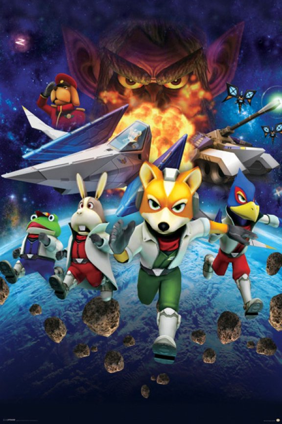 Star Fox 64 - Characters Poster Print (24 x 36)