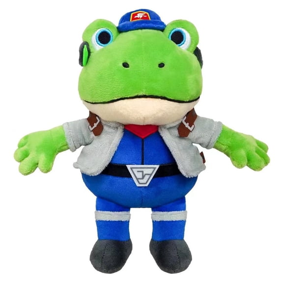 Star Fox Slippy Toad & General Pepper Plush Toy, Soft Stuffed Animal, Game Character Plush Doll for Fans