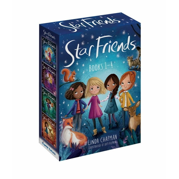Linda Chapman: Star Friends 4-Book Boxed Set, Books 1-4: Mirror Magic; Wish Trap; Secret Spell; Dark Tricks (Hardcover)