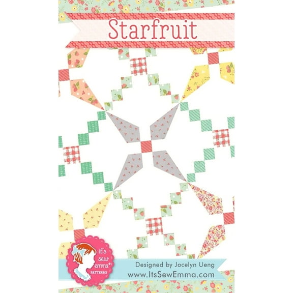 Star Fruit Quilt Pattern by It's Sew Emma