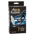 thumbnail image 1 of Star Fucker Slim Gem Plug w/Silicone Enhancer - Black, 1 of 5