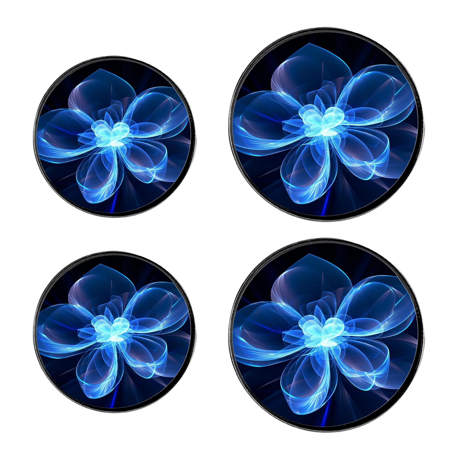 Star Galaxy Star Sunflower Print Stove Burner Covers Set,Gas Stove