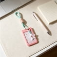 thumbnail image 1 of Star Glamour ID Badge Holder Slide Card Case • Bus Pass Key Card Photo Card• Plastic Card Holder Lanyard •Durable Design, 1 of 6