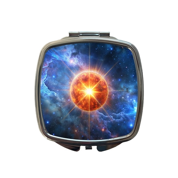 Star Going Nova Sci-fi Galaxy Space Travel Makeup Handbag Purse Small Pocket Compact Mirror
