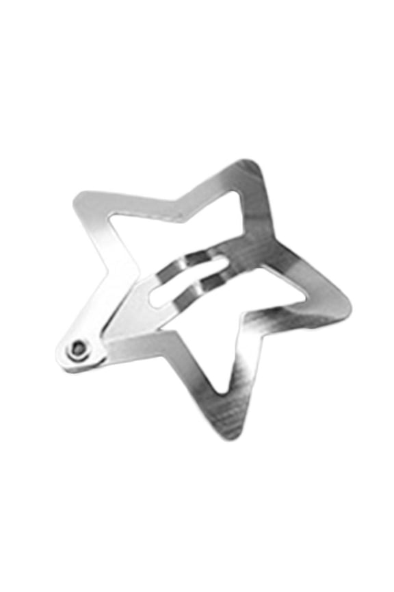 Star Hair Clips Non - Slip Y2K Pentagram Clip Ideal For Womens Hair Styling On Trendy Occasions
