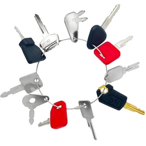 Star Haven 11 Heavy Equipment Master Keys Construct Machine Keys | Fit Cat 5P8500 JCB 14607JD Hyster 166 Komatsu 787 ForkliftsToyota Bobcat JLG