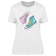 thumbnail image 1 of Star & Hearts Shoes T-Shirt Women -Image by Shutterstock, Female Large, 1 of 2