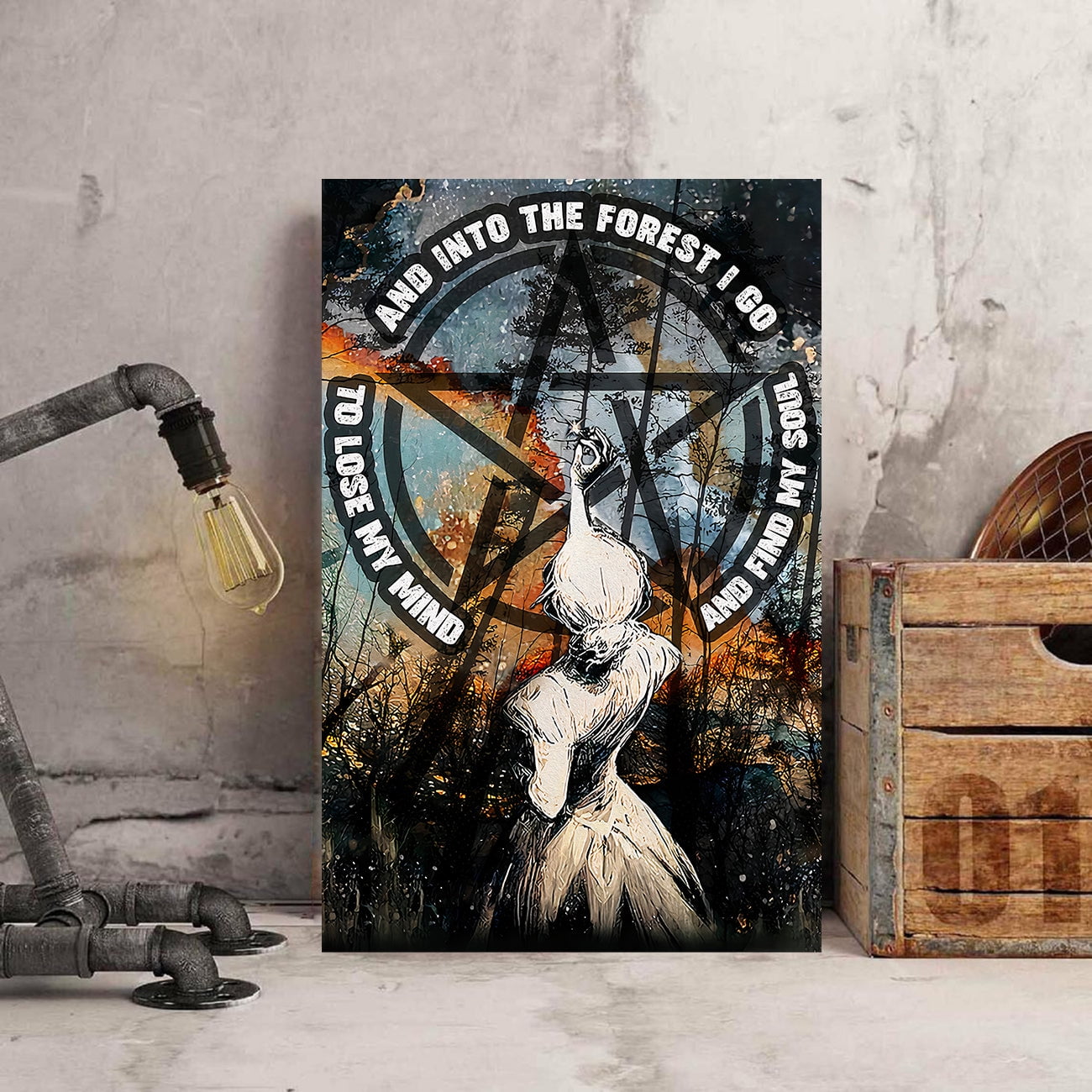 Poster In Metallo Latta Inga In The Forest – Gatto Con Frasi, 20x30 Cm, Decorazione Parete Retrò, Regalo Compleanno - 5
