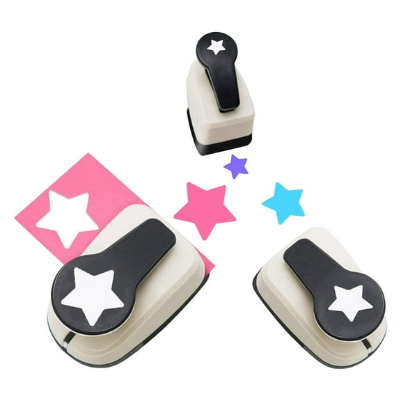 Star Hole Punch, Star Punch, Star Paper Punch, Star Hole Puncher, Star Puncher for Crafts, Star Lever Punch, 1.65 inch Craft Punch, Paper Punch for Crafting