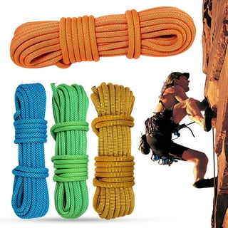 Dragonus Powerful Static Rock Climbing Rope - High Strength Static Climbing  Rope - Rock Mountaineering Climbing Gear - Rescue Rope - Heavy Duty Rope 
