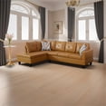 thumbnail image 1 of Star Home Living Corp Chris Faux Leather  Left Facing Sectional Ginger, 1 of 11