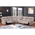 thumbnail image 1 of Star Home Living Functional Tan Genuine Leather Sofa Living Room Set, 1 of 2