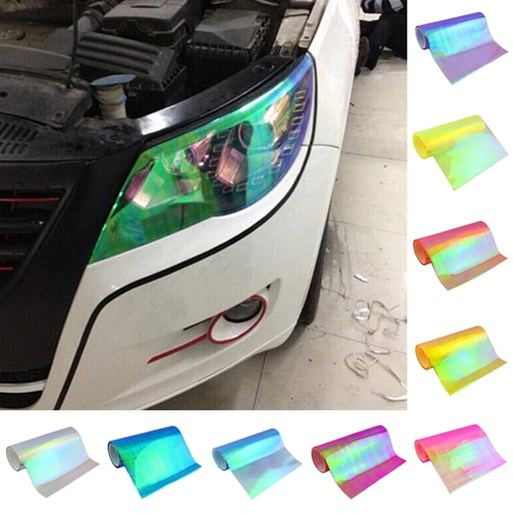 Star Home Stylish Car Vehicle Headlight Tail Lamp Fog Light Tint Film Sticker Decoration