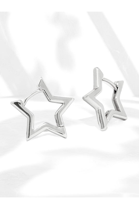 Star Huggie Earrings