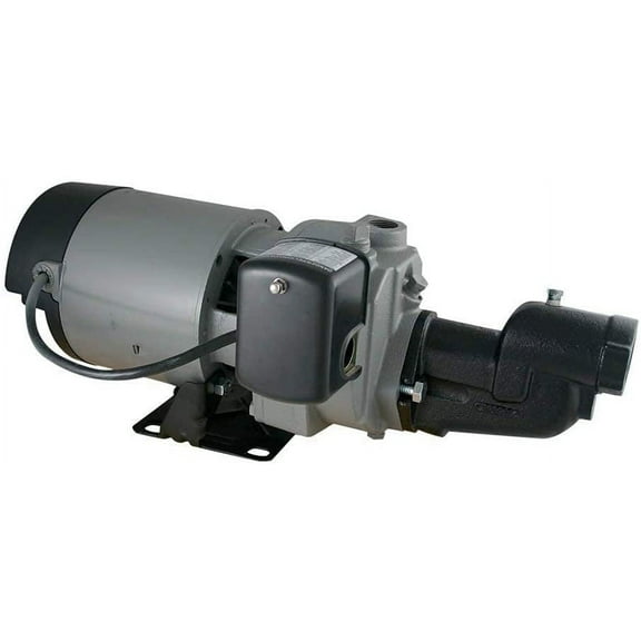Star JHU10S High Pressure 1 HP Shallow Well Jet Pump, Cast Iron, Made in the USA using a Majority of US Content