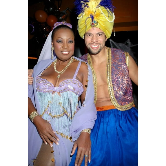 Star Jones And Al Reynolds At The Annual Michele And Frank Rella Halloween Party, Ny, October 28, 2004. (Photo By Rob Rich Everett Collection) Celebrity (8 x 10)