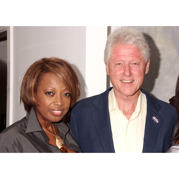 Star Jones Bill Clinton In Attendance For Hillary Clinton For President Hamptons Fundraiser Home Of Jaci And Morris L.