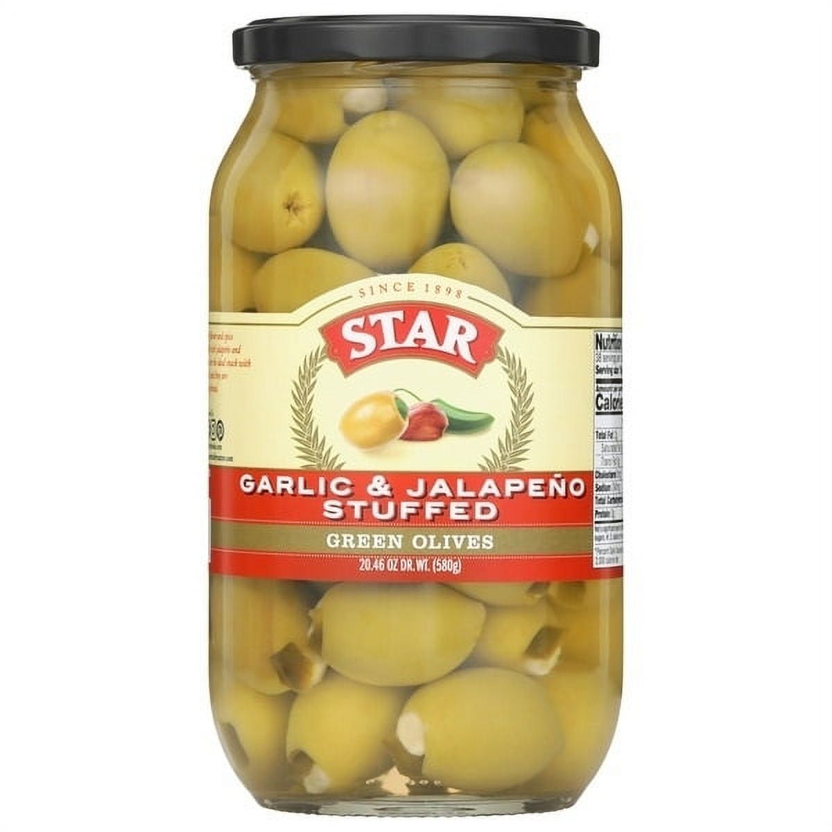 Member's Mark Jalapeno & Garlic Stuffed Olives, 20.5 Oz