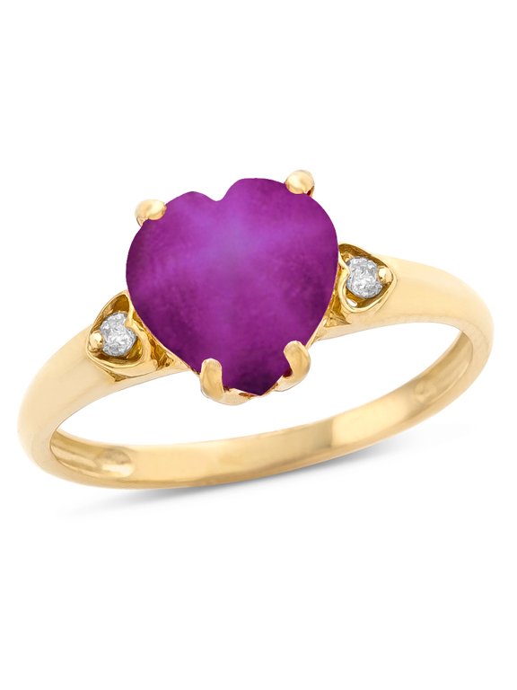 � Heart Shaped 8mm Created Star Ruby Engagement Promise Wedding Ring