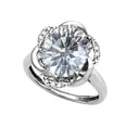 thumbnail image 1 of Star K � Large Oval 12x10mm Genuine White Topaz Knot Big Stone Ring, 1 of 9