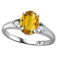 thumbnail image 1 of Star K � Oval 8x6 Genuine Citrine Love Promise Ring, 1 of 9