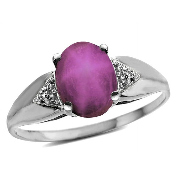 Star K � Oval 9x7 Created Star Ruby trillion miracle setting wide band Ring