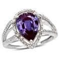 thumbnail image 1 of Star K� Pear Shape Simulated Alexandrite Halo Split Shank Big Stone Ring, 1 of 9