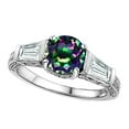thumbnail image 1 of Star K� Round 7mm Rainbow Mystic Quartz Engagement Ring, 1 of 8