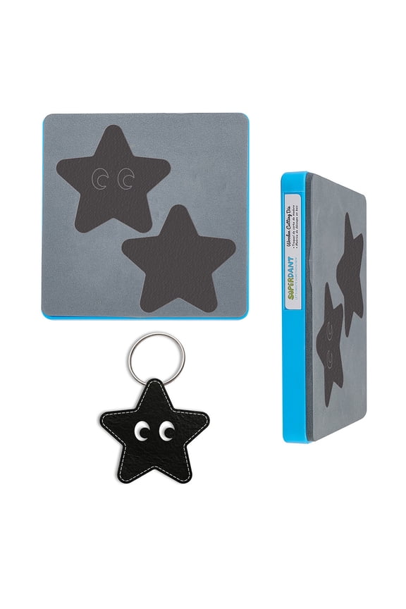 Star Keychain Leather Die Cute Keychains Decor Wooden Die Cutter Leathers Cutting Dies DIY Art Crafts Leathers Dies Cutter Leather Making