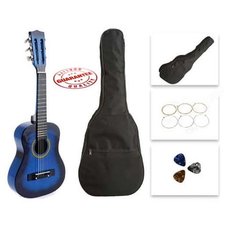 Star Kids Acoustic Toy Guitar 31 Inches Blue with Bag, Strings & Picks