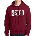 thumbnail image 1 of Star Labs Hoodie - Star Laboratories Hooded Sweatshirt Cardinal Red 2XL, 1 of 3