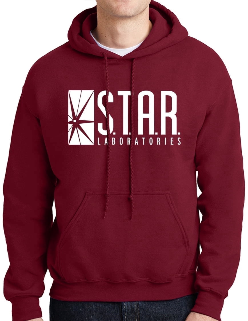 Star Labs Hoodie - Star Laboratories Hooded Sweatshirt Cardinal Red S