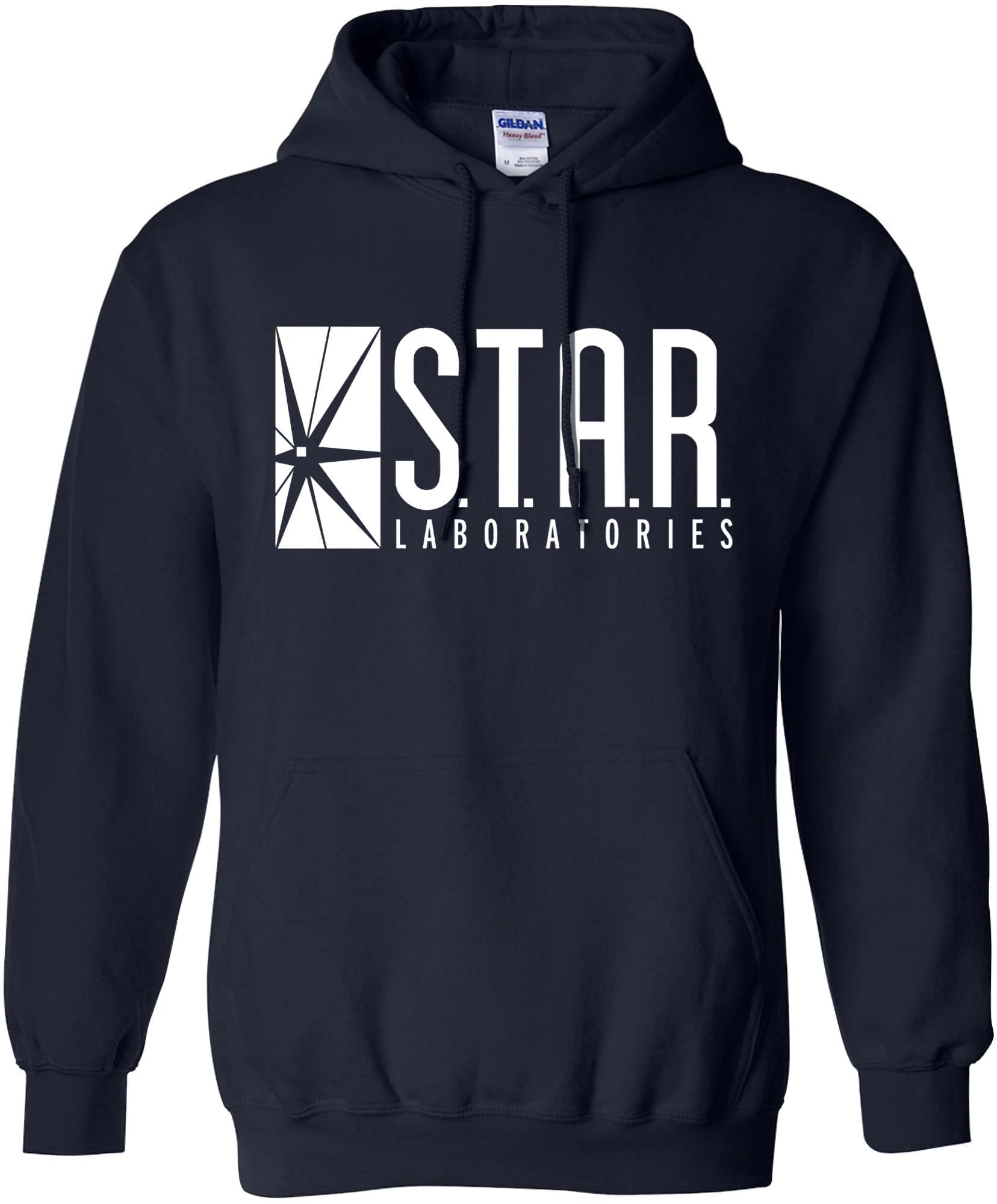 Star Labs Hoodie - Star Laboratories Hooded Sweatshirt Navy S