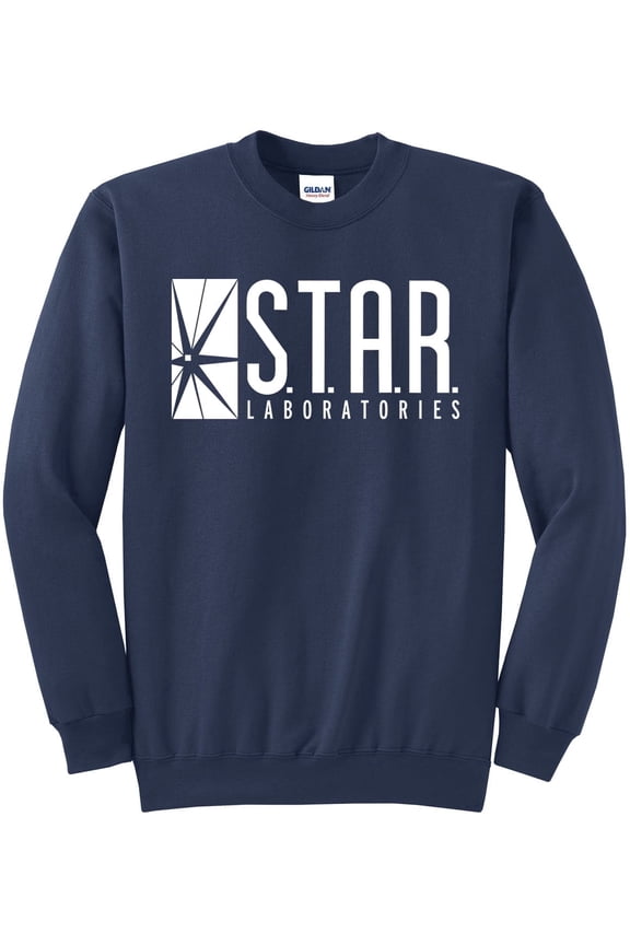 Star Labs by New York Fashion Police Star Laboratories Crew Neck Pullover Sweatshirt Men's 2XL