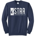 thumbnail image 1 of Star Labs Sweatshirt - Star Laboratories Crewneck Navy XL, 1 of 5
