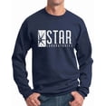 thumbnail image 1 of Star Labs Sweatshirt - Vintage Star Laboratories Crewneck Navy L, 1 of 4