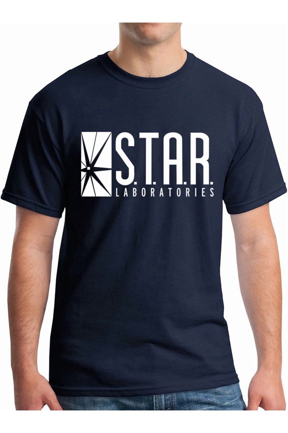 Star Labs T-Shirt Star Laboratories Shirt Navy M