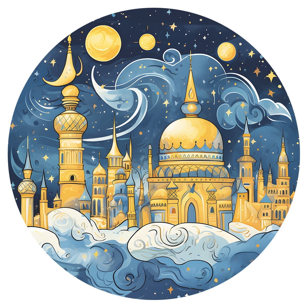 Star Lantern Wall Stickers Decorative Living Room Bedroom Doublesided Printable Window Stickers