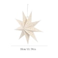 thumbnail image 1 of Star Light Lampshade Star Light Lampshade 9-Pointed Hanging Decor for Christmas Party Wedding Boho Room Accent with Foldable Design and Hollow Cut-Outs for Stunning Light Effects in Home Decoration, 1 of 3