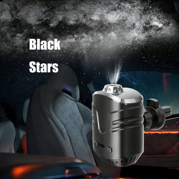 Star Lights For Car, Star Projector Ceiling Ambient Light, Auto On/Off, Neon Accent Lights, Vent Clip Accent Light With Diffuser, Without Battery