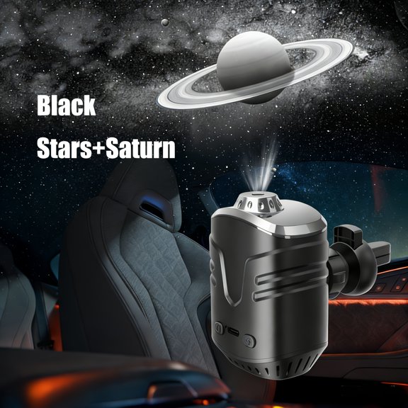 Star Lights For Car, Star Projector Ceiling Ambient Light, Auto On/Off, Neon Accent Lights, Vent Clip Accent Light With Diffuser, Without Battery
