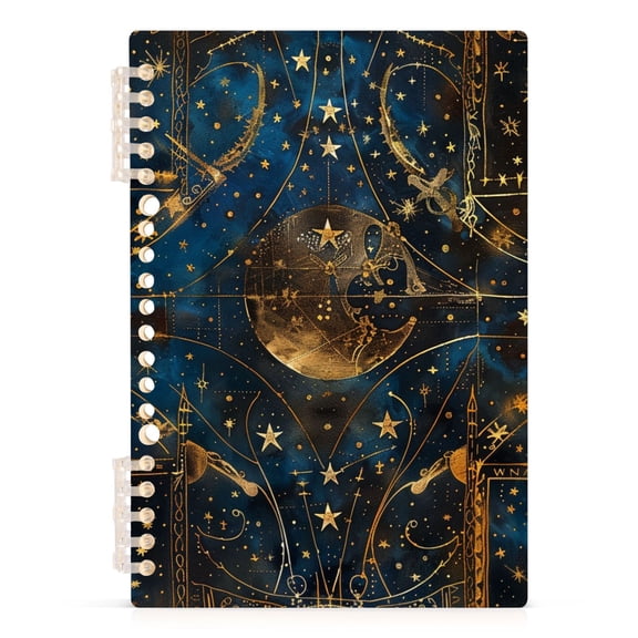 Star Line Notebooks 1-subject Journal 60 Sheets A5 College Ruled Paper Detachable Ring 8.3"x5.7"
