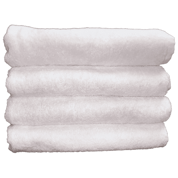 Star Linen Luxury 8 Piece Cotton Bath Towel Set, White