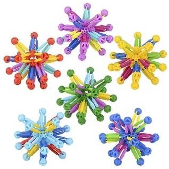 Star Magic 3-Piece Mini Collapsible Ball Dog Toy, Multi-color (3 Pack)