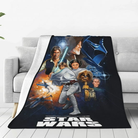 Star Man-dalorian-War Ultra-Soft Micro Fleece Blanket Cozy Blanket Thick Warm Plush Throw Blanket Sofa Cushion