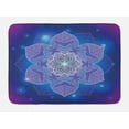 thumbnail image 1 of Star Mandala Bath Mat, Geometry Themed Abstract Shapes with Vibrant Colors Blossoming Petals, Plush Bathroom Decor Mat with Non Slip Backing, 29.5" X 17.5", Multicolor, by Ambesonne, 1 of 2