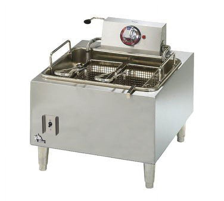 Best Buy: Elite Gourmet 3.5Qt. Deep Fryer with Timer & Thermostat Stainless  Steel EDF-3500