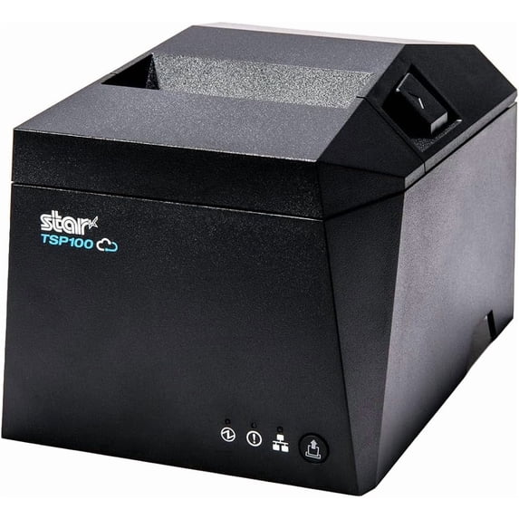 Star Micronics TSP143IVUE USB/Ethernet Direct Thermal Receipt Printer, High-Speed POS Printer