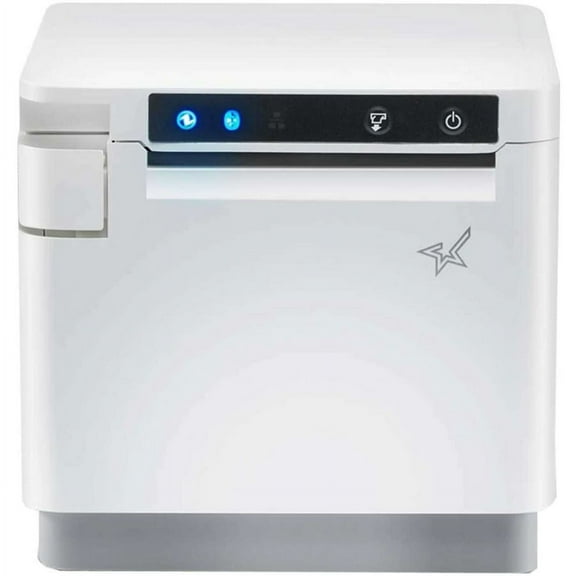 Star Micronics Star Micronic mCP30 - Ethernet (LAN), USB, CloudPRNT - 3" Receipt Printer - 250 mm/sec - Monochrome - Auto Cutter - White Color - 3" Receipt Printer - 250 mm/sec - Monochrome - Auto ...